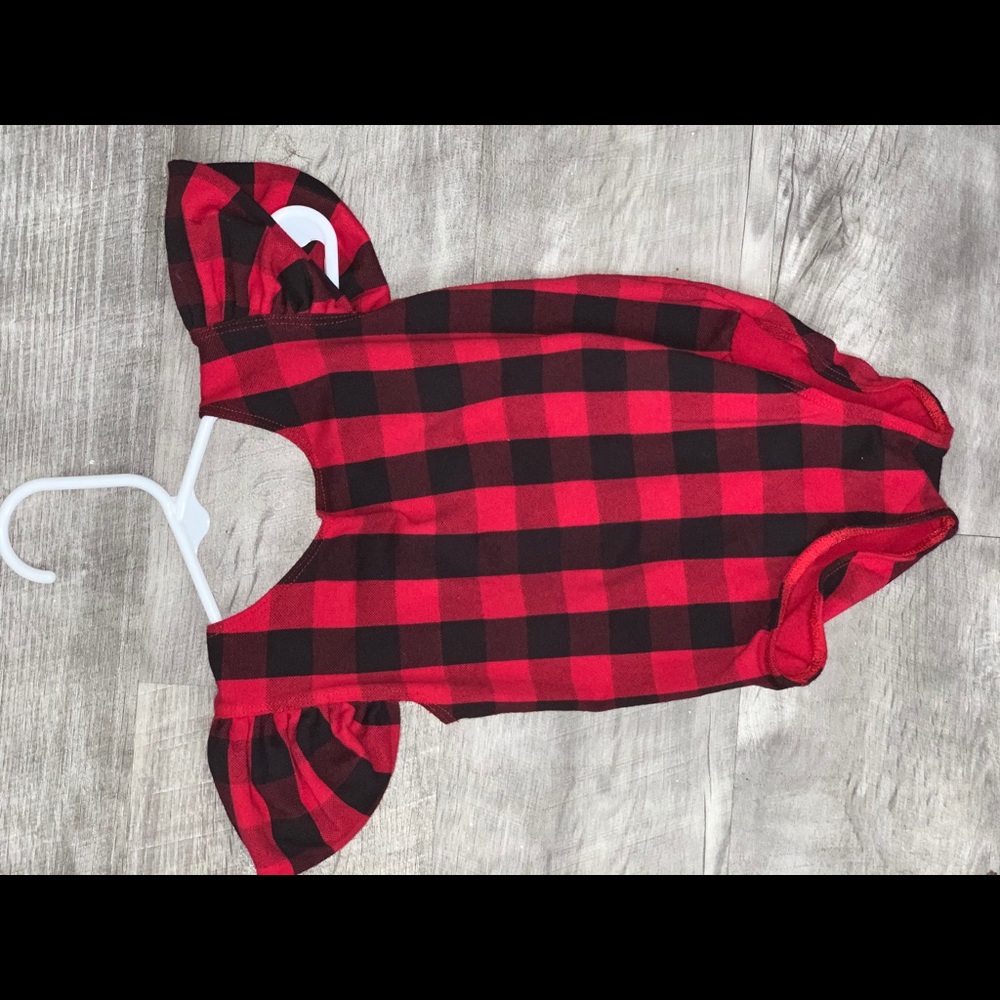Belle Threads buffalo plaid leo